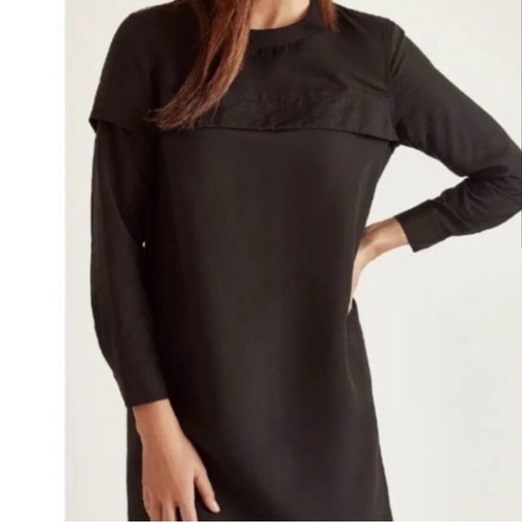NWOT BLDWN Women's Annika Long Sleeves Button Cuff Mini DressSize L reg $189 - Picture 3 of 11